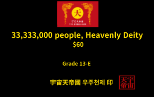 33,333,000명 신과 여신