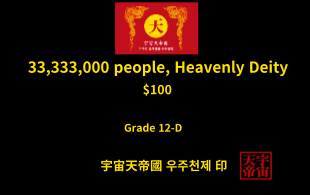 33,333,000명 신과 여신
