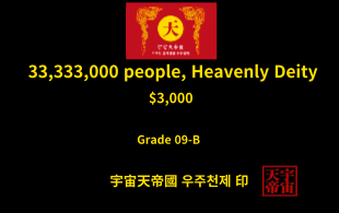 33,333,000명 신과 여신