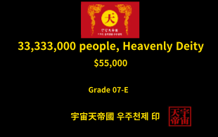 33,333,000명 신과 여신